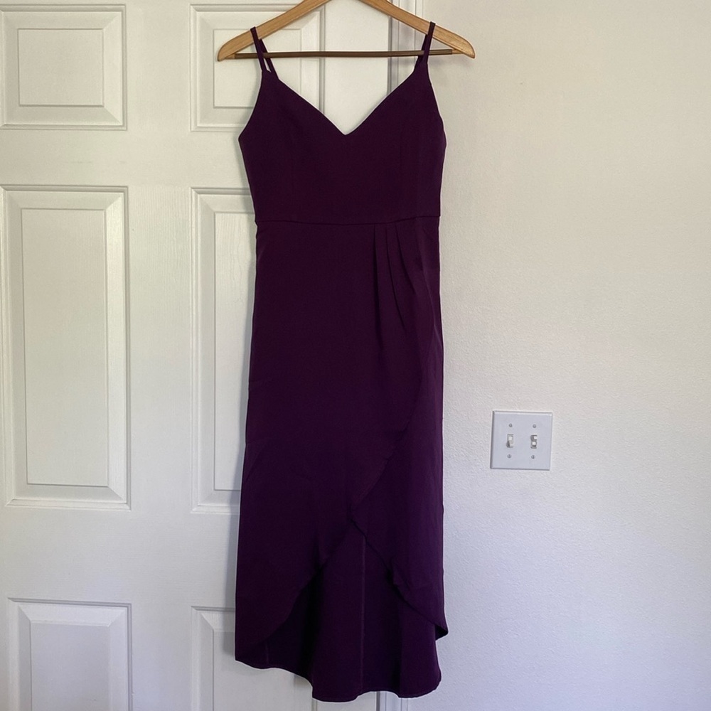 Atnletwhi NWT special occasion dress in dark purple.